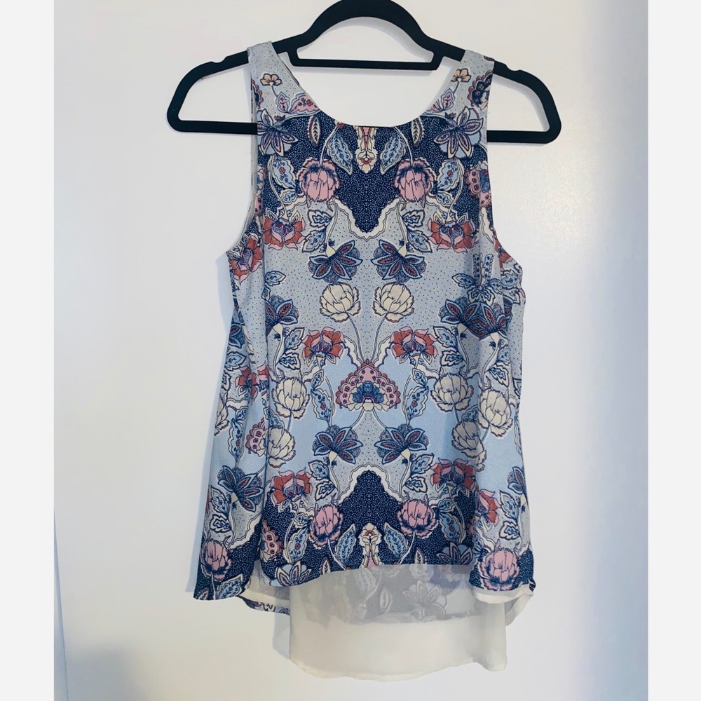 Floral Tank Blouse